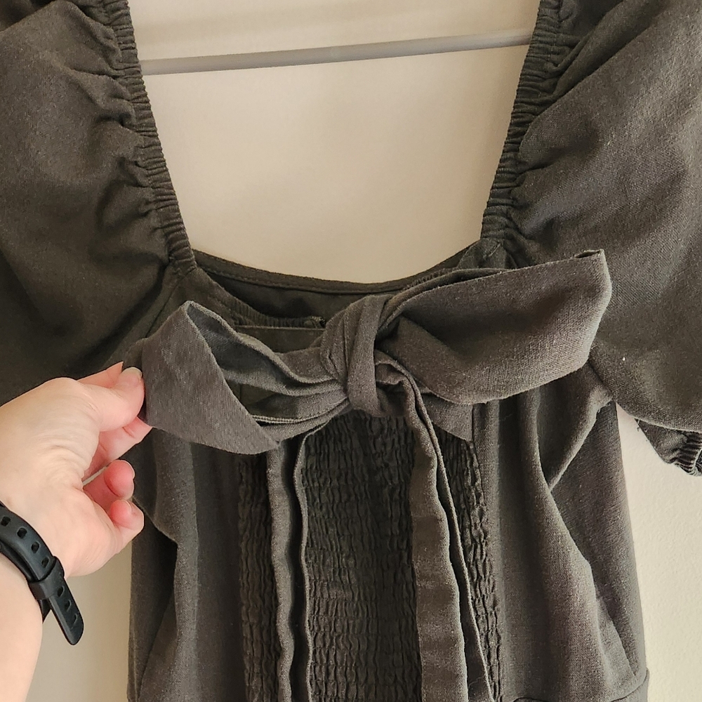 Olive green jumpsuit - Picture 4 of 6